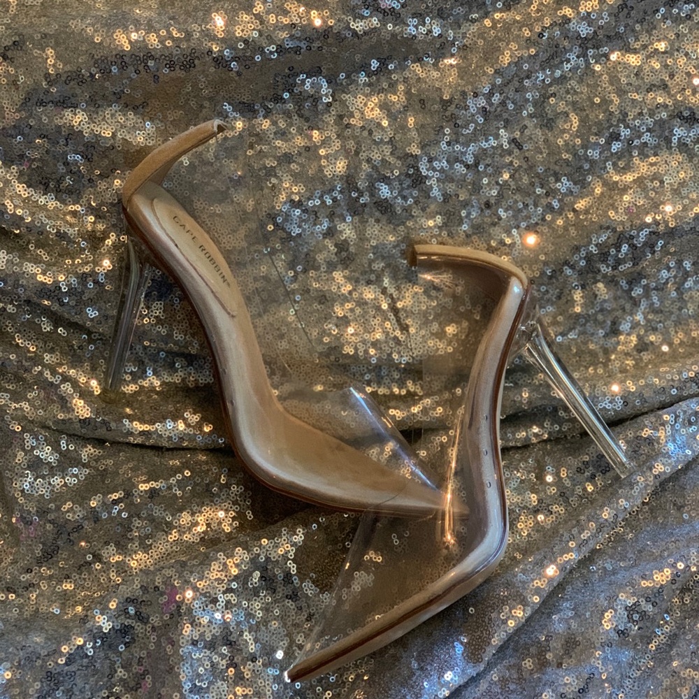 Cape Robbin Glass Doll Heels size 8.5